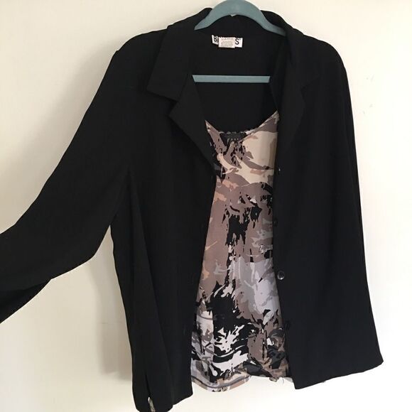 Briggs Black Semi Sheer Shirt Jacket! Lite weight - Picture 1 of 5